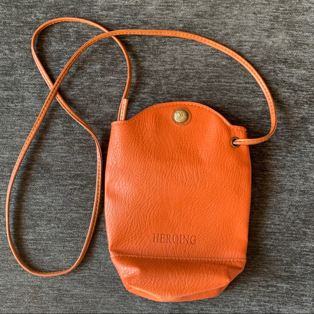 Heroing leather Crossbody purse